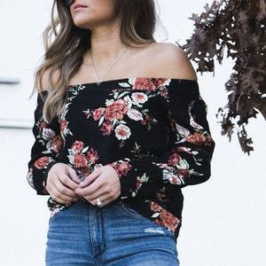 MINKPINK 'Wallflower' Off The Shoulder Top